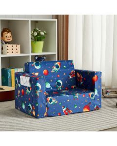 All 4 Kids Cosmic Space Mission Flip-Out Couch