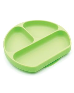 Bumkins Silicone Grip Dish - Green
