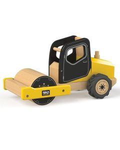 Tidlo Wooden Construction Toy - Road Roller