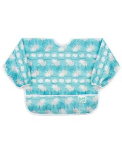 Bumkins Waterproof Sleeved Bib - Whales Away