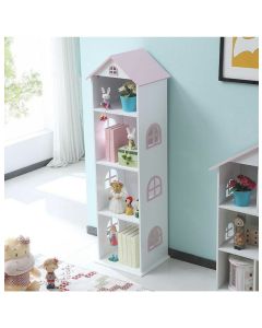 ALL 4 KIDS Manhattan Pink Dollhouse Bookcase