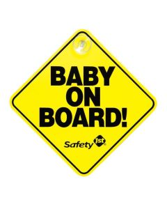 Safety 1st Baby on Board Sign - Yellow