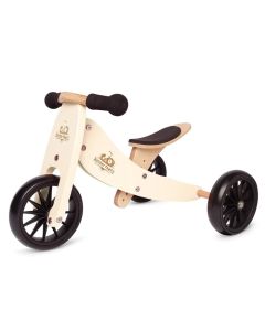 Kinderfeets Tiny Tot 2-in-1 Trike Balance Bike - Cream