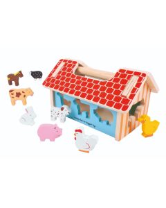 Bigjigs Toys Farmhouse Sorter