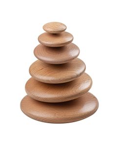 Bigjigs Wooden Stacking Pebbles