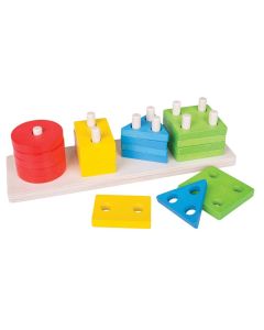Bigjigs Toys Shape Peg Board