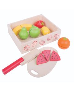 Bigjigs Toys Cutting Fruit Crate