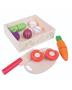 Bigjigs Toys Cutting Veg Crate