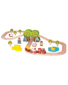 Bigjigs Rail Farm Train Set