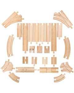 Bigjigs Rail Low Level Track Expansion Pack