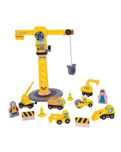 Bigjigs Rail Big Crane Construction Set