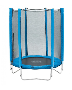 Plum 4.5ft Junior Trampoline And Enclosure - Blue