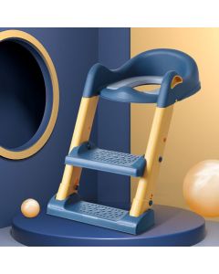 All 4 Kids My Stairs Step-Up Toilet Training Potty-Blue