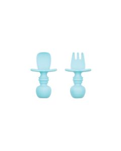 Bumkins Silicone Chewtensils - Light Blue