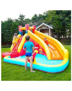 Air My Fun Summer Time Jumping Castle with Slide and Shooting Gun