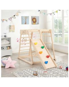 All 4 Kids Hudson Pikler Timber Baby Activity Station