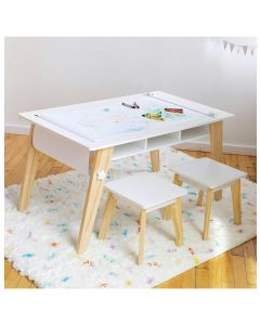 ALL 4 KIDS Axel Craft Play Table and 2 Chairs Set