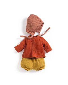 Djeco Mandarin 3-Piece Doll's Outfit