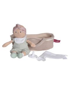 Bonikka Green Outfit Baby with Knitted Carry Cot