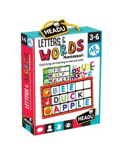 Headu Montessori Touch Bingo Letters and Words