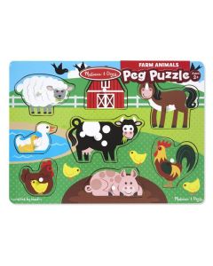 Melissa & Doug – Farm Peg Puzzle