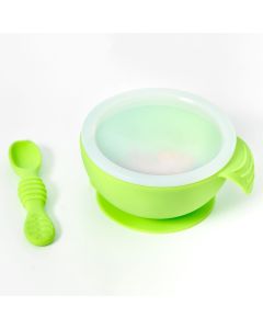 Bumkins Silicone First Feeding Set - Silicone Green