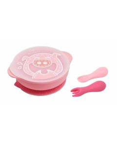 Marcus & Marcus Toddler First Self Feeding Set - Pokey Pink