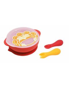 Marcus & Marcus Toddler First Self Feeding Set - Marcus Red