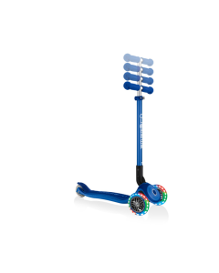 Globber PRIMO FOLD PLUS LIGHTS Scooter V2 - Emerald Green/ Navy Blue
