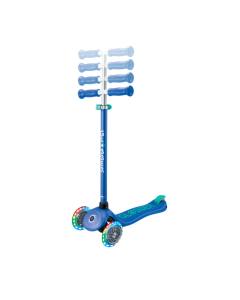 Globber PRIMO PLUS with Lights - Navy Blue/ Emerald Green