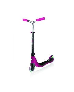 Globber Flow 125 Light Up 2 Wheel Scooter - Ruby Grey
