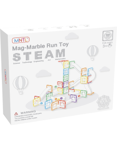 MNTL Magnetic Tiles Marble Run 100 Pcs Set