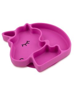 Bumkins Silicone Grip Dish - Unicorn