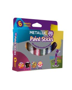 Little Brian Paint Sticks - Metallic 6 pk