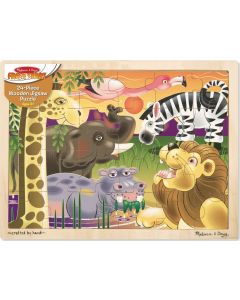Melissa & Doug African Plains Wooden Puzzle - 24pc
