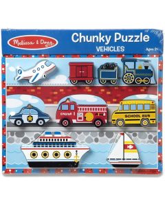Melissa & Doug - Vehicles Chunky Puzzle