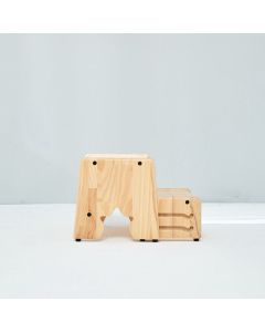 Bunny Tickles Solid Wood 2 Step Stool