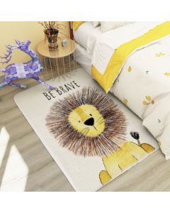 All 4 Kids Be Brave Lion Rug