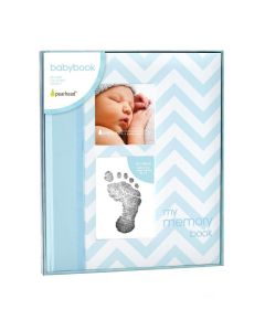 PEARHEAD Baby Book Chevron - Blue