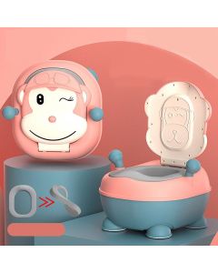 Joy Baby My Best Friend Animal Potty - Pink Monkey