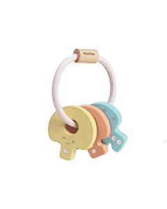 Plan Toys Key Rattle - Pastel