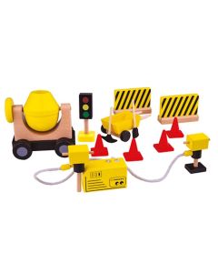 Tidlo Wooden Construction Equipment Toy