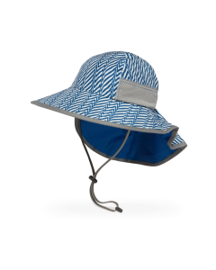 Sunday Afternoons Kids Play Sun Hat - Blue Electric Stripe