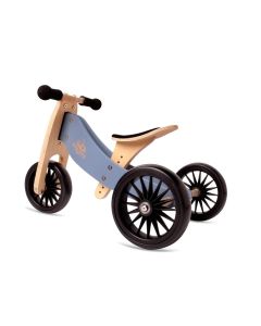 Kinderfeets Tiny Tot Plus 2-in-1 Trike Balance Bike - Slat Blue