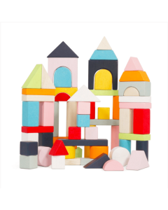 Le Toy Van Petilou 60 piece Building Blocks Set & Bag