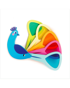 Tender Leaf Toys Peacock Colours