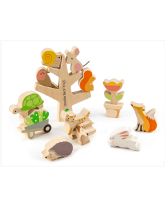 Tender Leaf Toys Stacking Garden Animal Friends