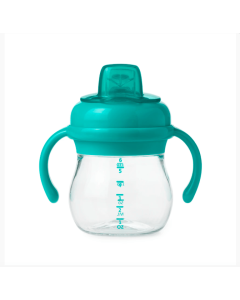 Oxo Tot Grow Soft Spout Cup With Removable Handles - Teal