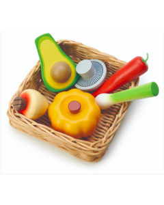 Tender Leaf Toys Pretend Veggie Basket