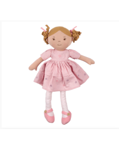 Bonikka Amelia Linen Doll With Brown Hair